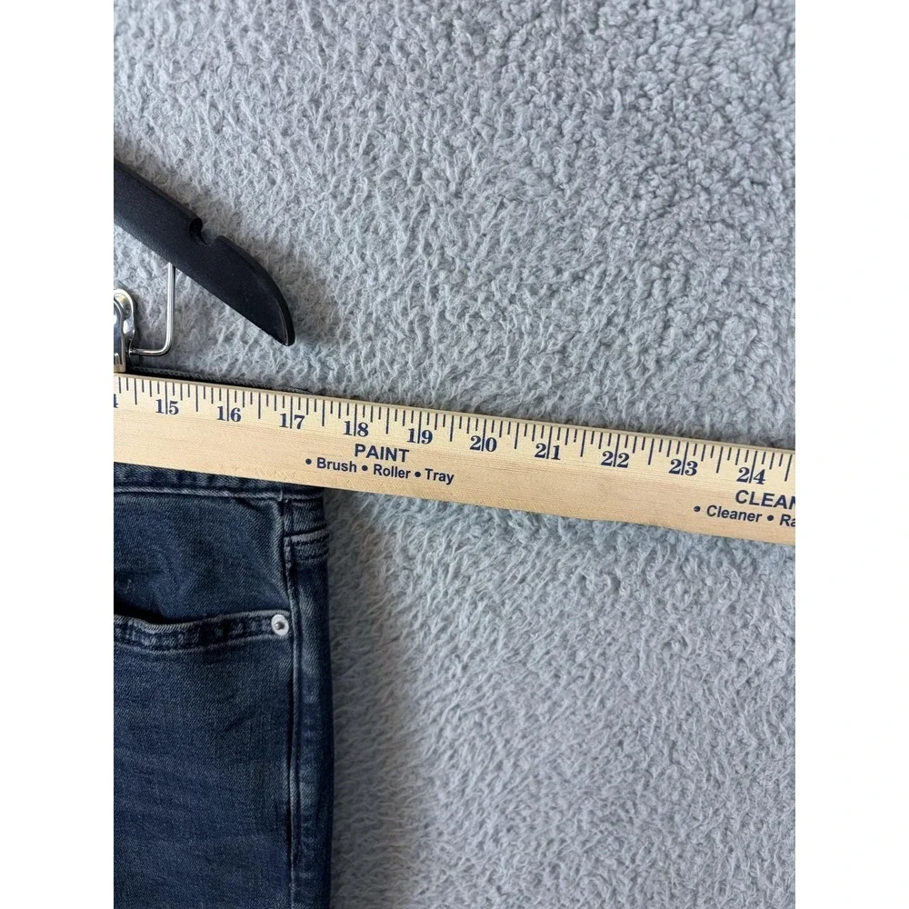 Banana Republic Travel Jeans Mens 34x30 Blue Wash Slim Tapered Stretch Denim Men